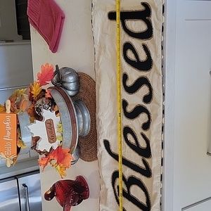 "Blessed" table runner